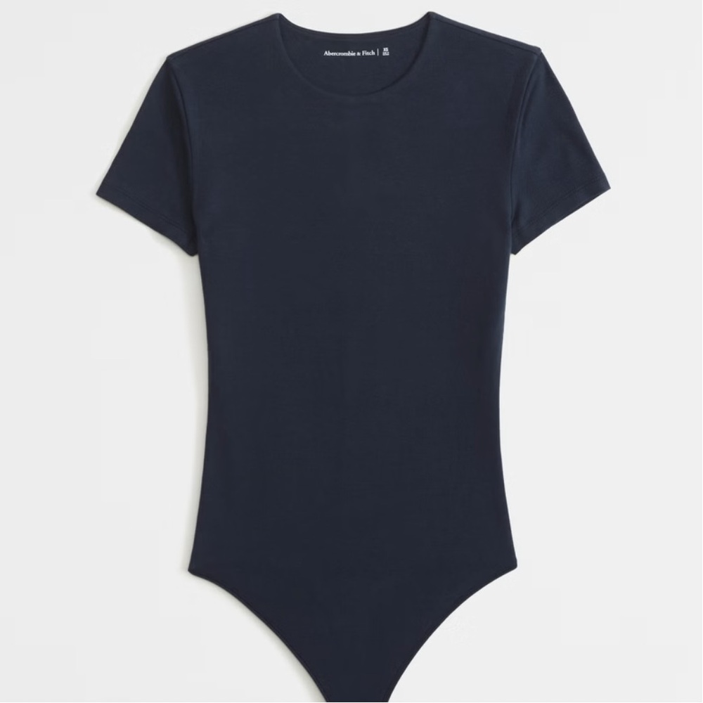 Abercrombie Cotton Blend Seamless Fabric Tee Bodysuit